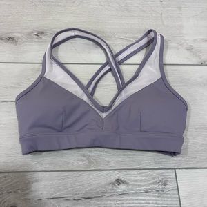 ALO Yoga Sport Bra Lavender size S